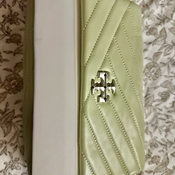 Tory Burch Quilted
Kira Chevron Small Convertible Shoulder Bag- Pine Frost - Picture 7 of 9